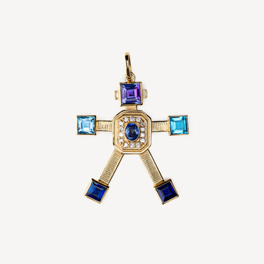 DENIM VAN ROBOT PENDANT