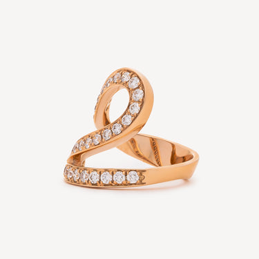 Bague Ivy Or rose Diamant