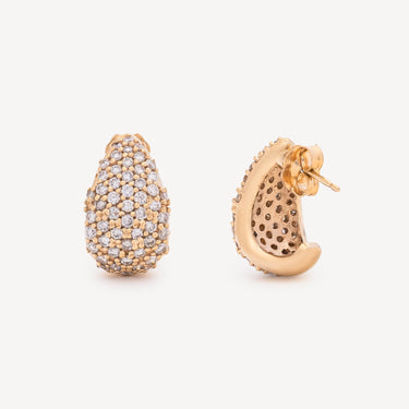 Boucles d'Oreilles Tear Drop Diamant