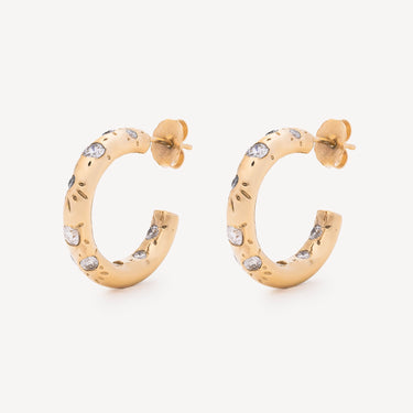 Boucles d'Oreilles Créoles Galaxy