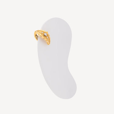 Ear Cuff Clip Cartilage Marquise Or Jaune