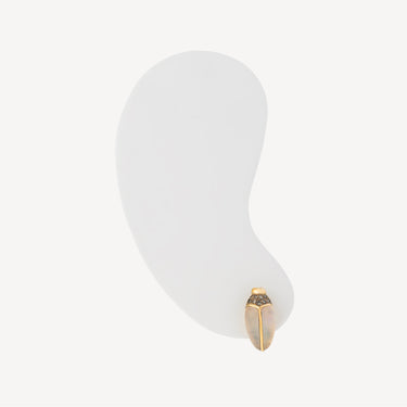 Stud Mini Scarabée Opale
