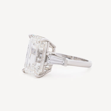Bague Emerald Diamant Laboratoire