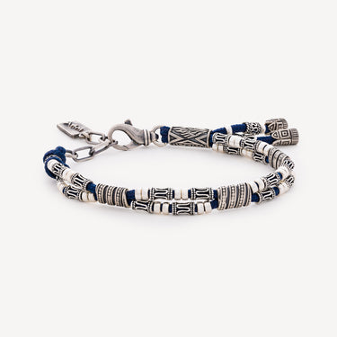 Elie einfaches Tour-Armband in Marineblau