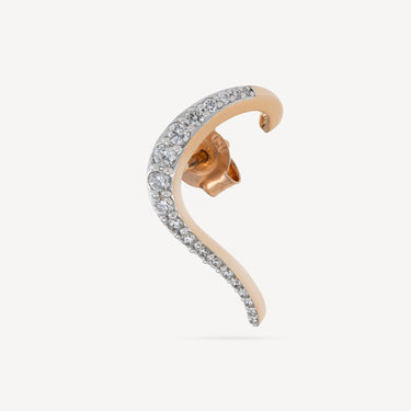 Boucle d'Oreille Single Halo Diamonds