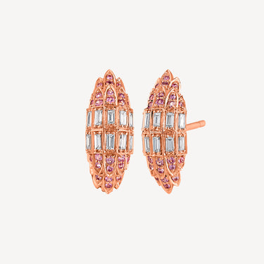 Boucles d'Oreilles Soaring Heights Hoops Gold Pink