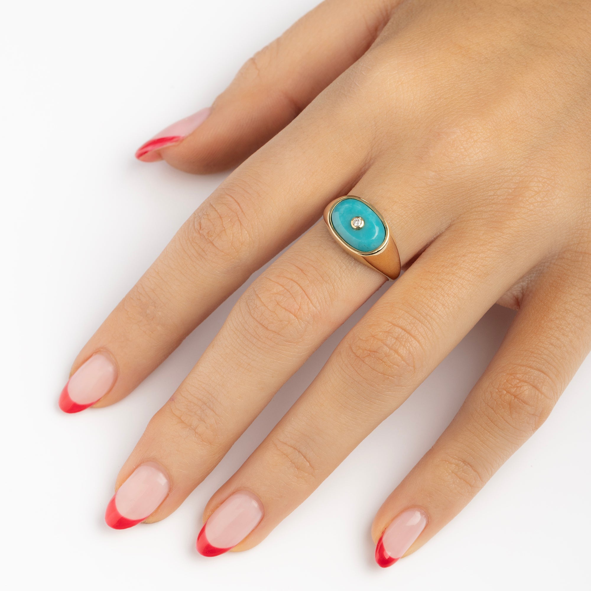 Orso Turquoise Signet Ring