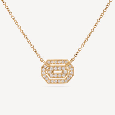 Collier Mini My Way Or jaune Diamant
