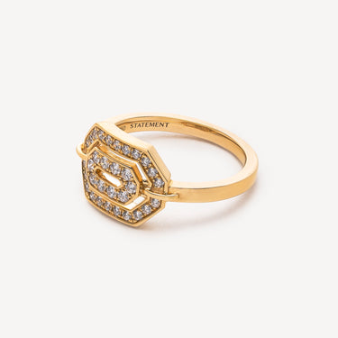 Bague Mini My Way Or jaune Diamant