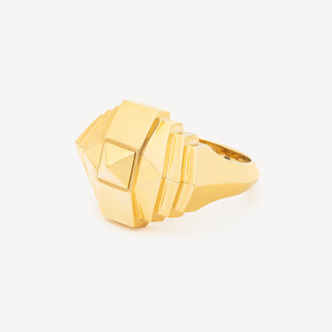 Bague Rockaway Mini Pyramide Or jaune