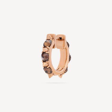 Boucle d'Oreille Beverly Hills Champagne Diamond Or Rose
