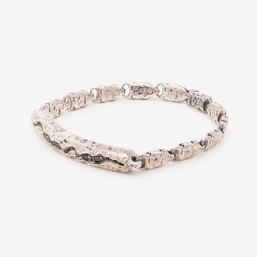 Bracelet Chasm Station Link Argent