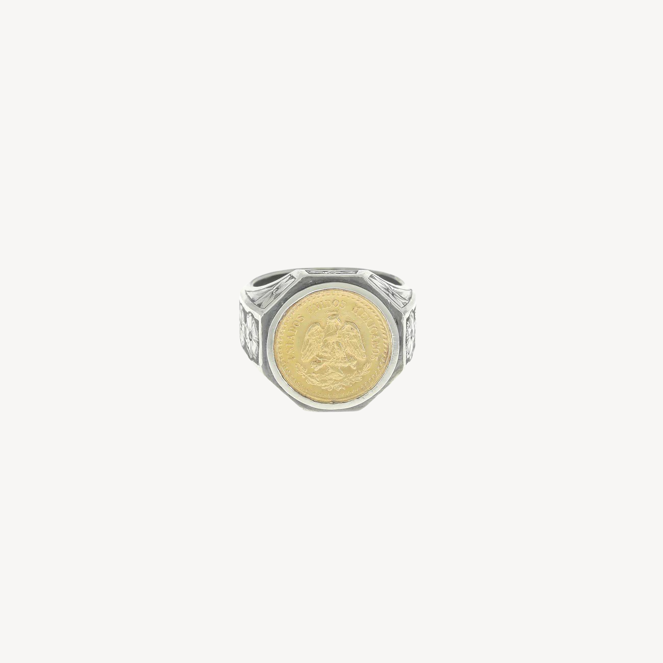 Octo-Ring mit mexikanischen Pesos