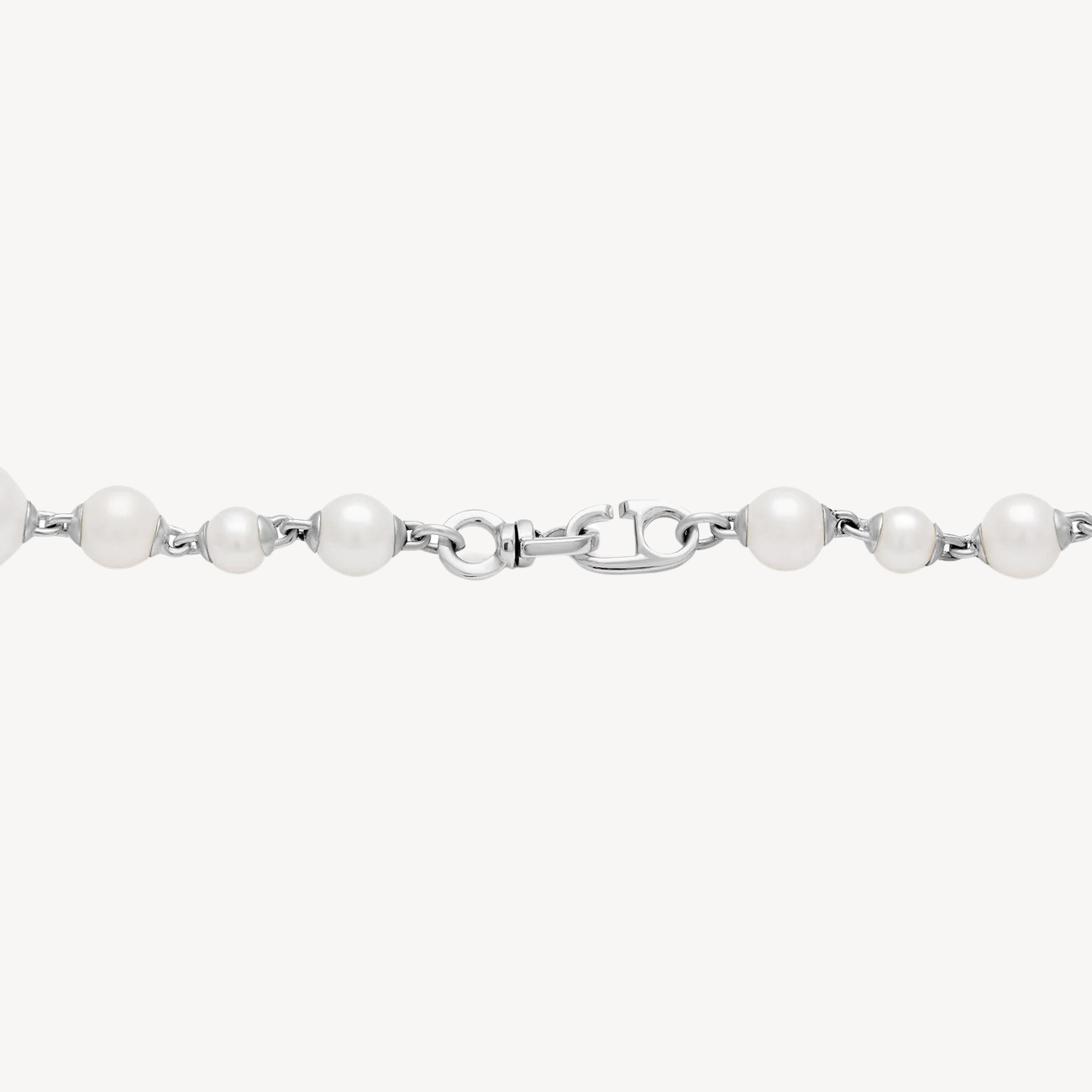 Pnina Halskette Weiße Perlen