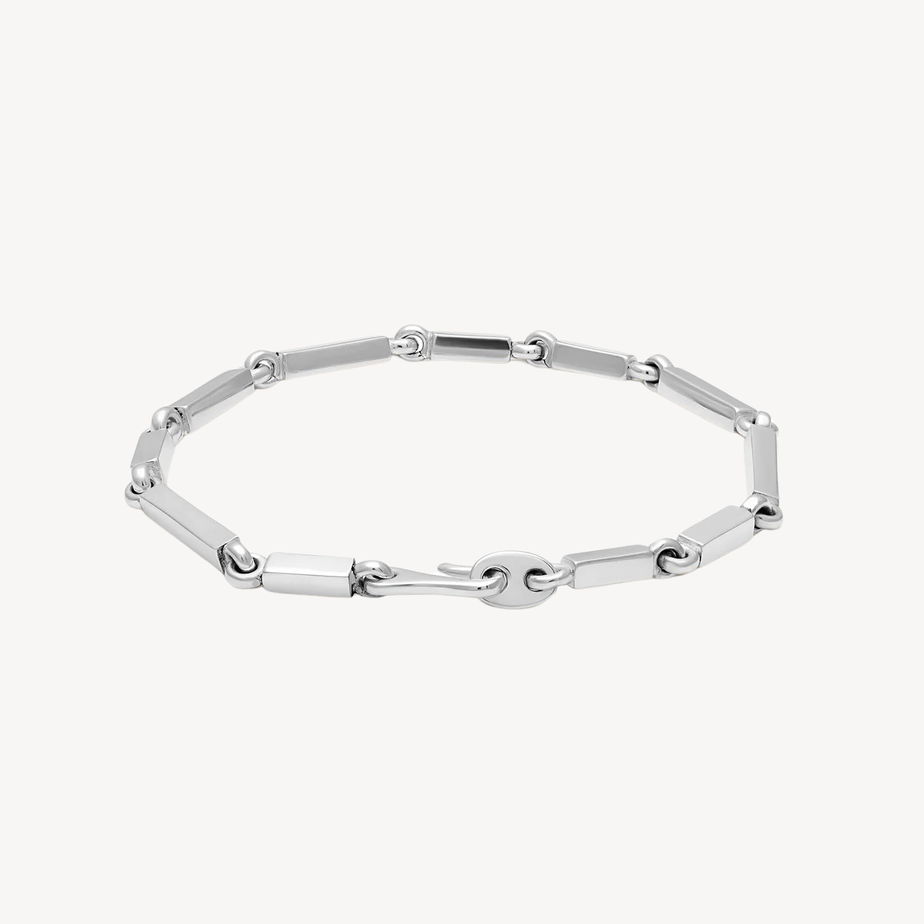 Cuadrangular Bracelet Silver