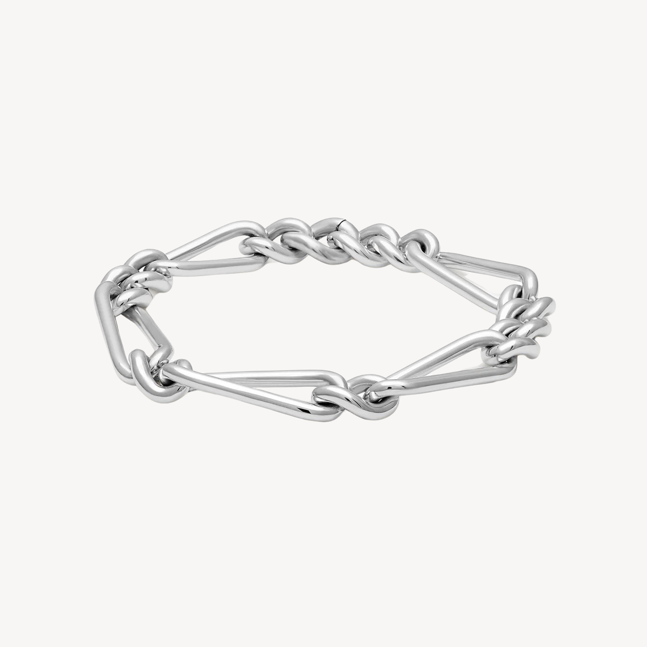 Unity Curb Link Bracelet Silver Large