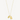 Gudo Rechteck-Halskette aus Gelbgold
