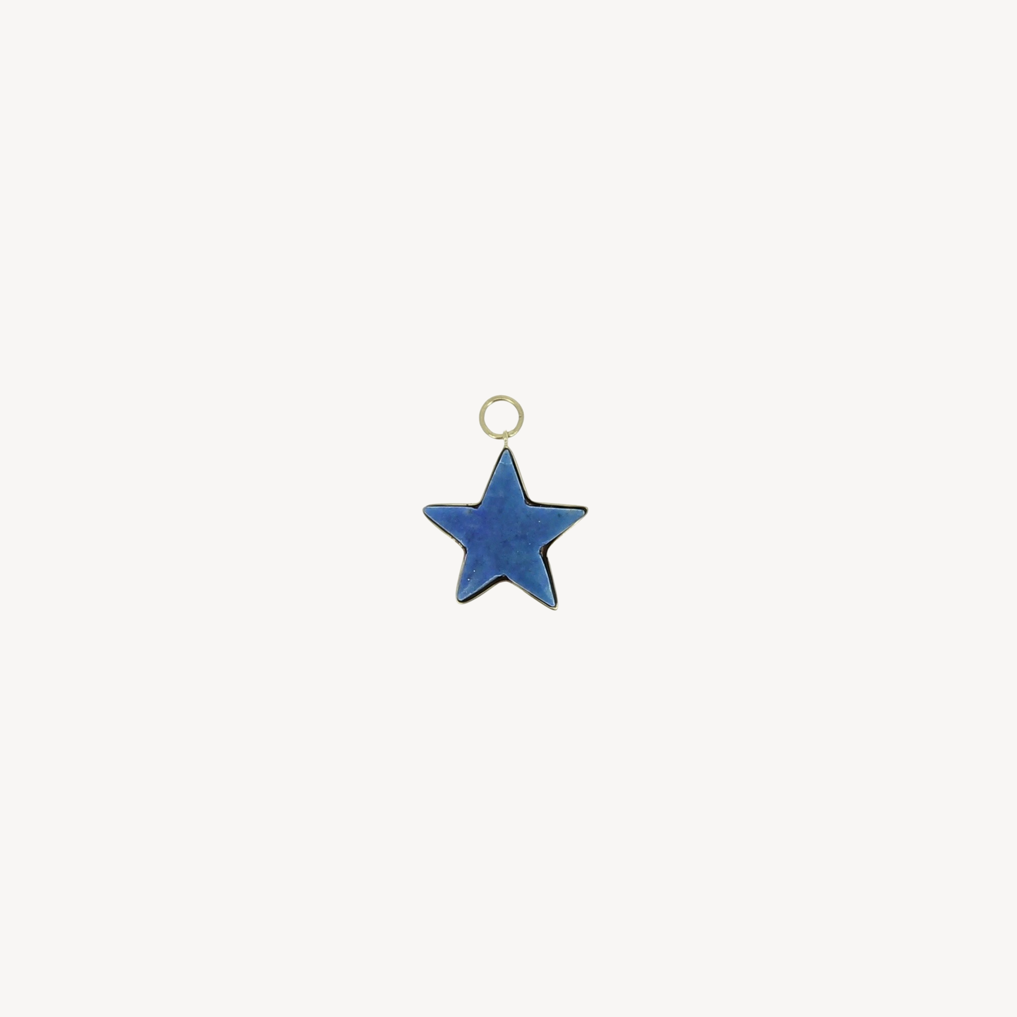 Small Blue Star Charm