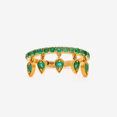Bague Emerald Reverse Drop