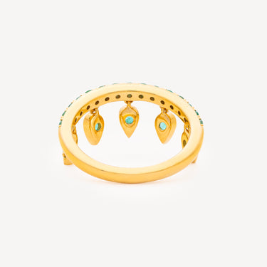 Bague Emerald Reverse Drop