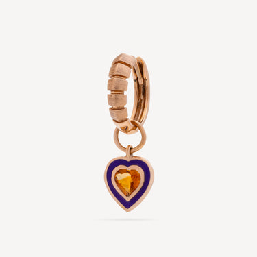 Dragon Heart Citrine Earring