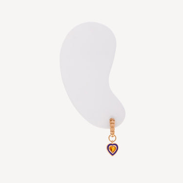 Dragon Heart Citrine Earring