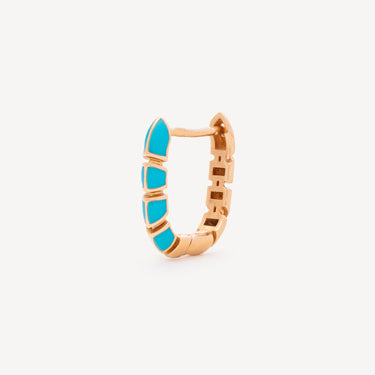 Creole Aguna Small Turquoise Enamel