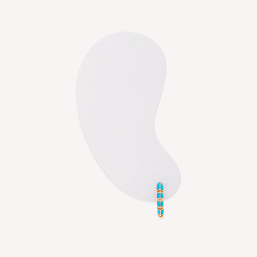 Creole Aguna Small Turquoise Enamel