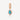 Boucle d'Oreille Cassiopeia Dangle Small Turquoise
