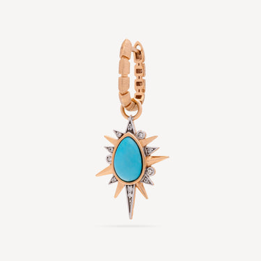 Boucle d'Oreille Cassiopeia Dangle Small Turquoise