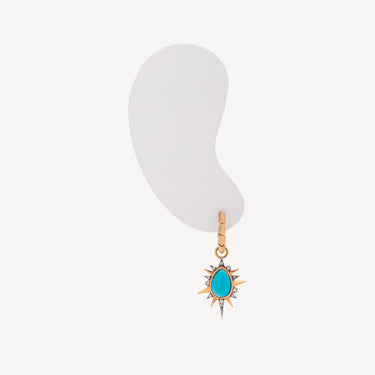 Boucle d'Oreille Cassiopeia Dangle Small Turquoise