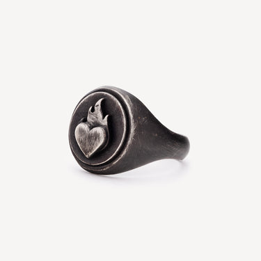 Bague Sacred Heart Signet
