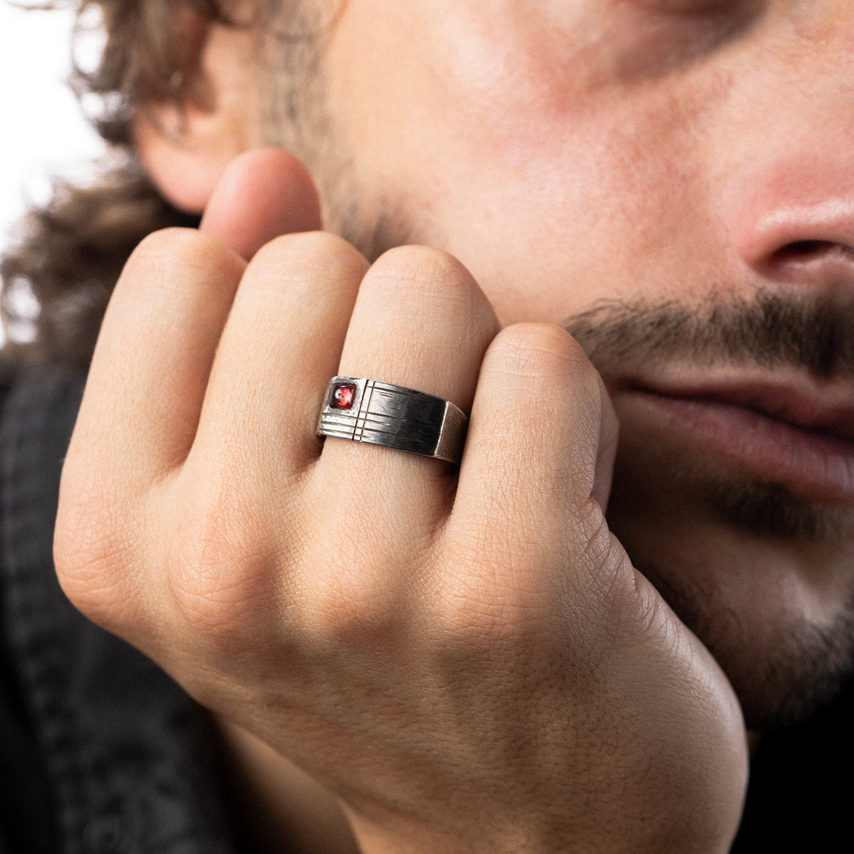 Bague Spinner Bar - Tobias Wistisen - Bagues pour homme - Mad Lords