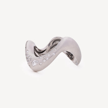 Bague Swoon II Or Blanc Diamant