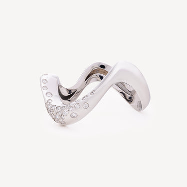 Bague Swoon Or Blanc Diamants