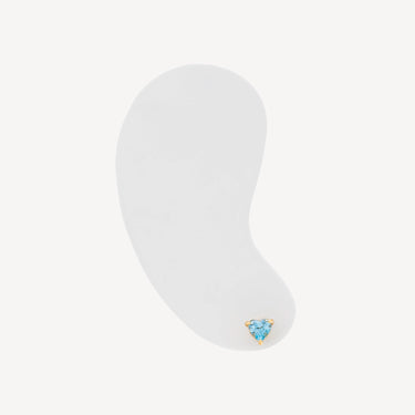 Boucle d'oreille Heart Saphir
