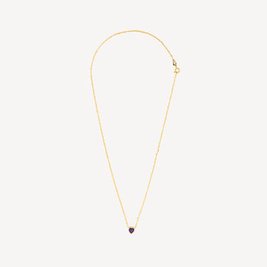 Collier Heart Slider Amethyst