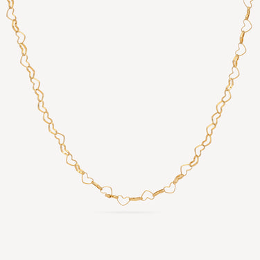 Collier Interlocking Heart