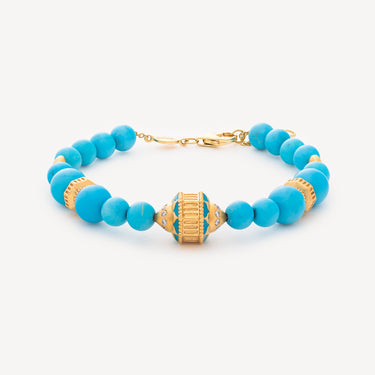 Bracelet Java Diamant Turquoise