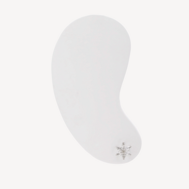 Stud Fleur Or blanc Diamant