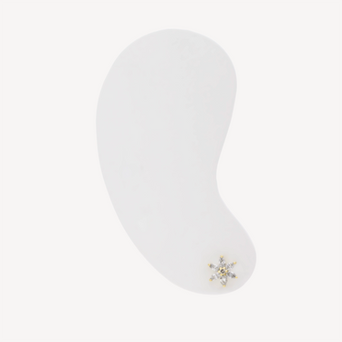Stud Fleur Or jaune Diamant