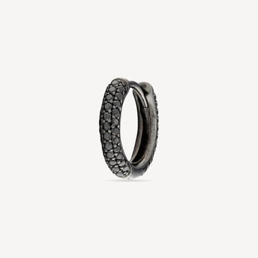 Mini Creole Black Gold Black Diamonds
