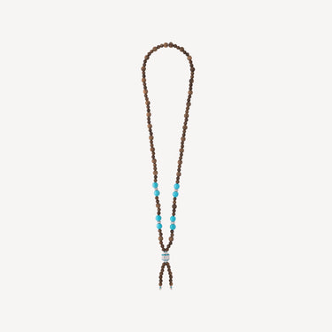 Collier Ananda Bois Turquoises