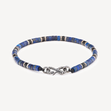 Pacific Lapis Infinity Bracelet