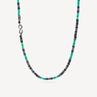 Collier Malibu Agate Verte