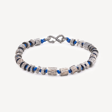 Bel Air Infinity Bracelet Silver Blue