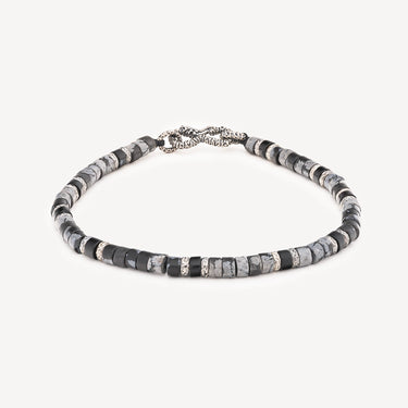 Obsidian Infinity Bracelet 