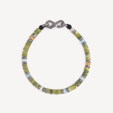 Bracelet Infinity Amazonite Jade