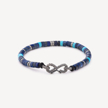 Bracelet Inifinity Lapis Turquoise