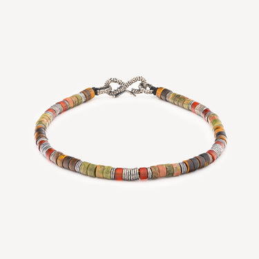 Bracelet Malibu Unakite Vert